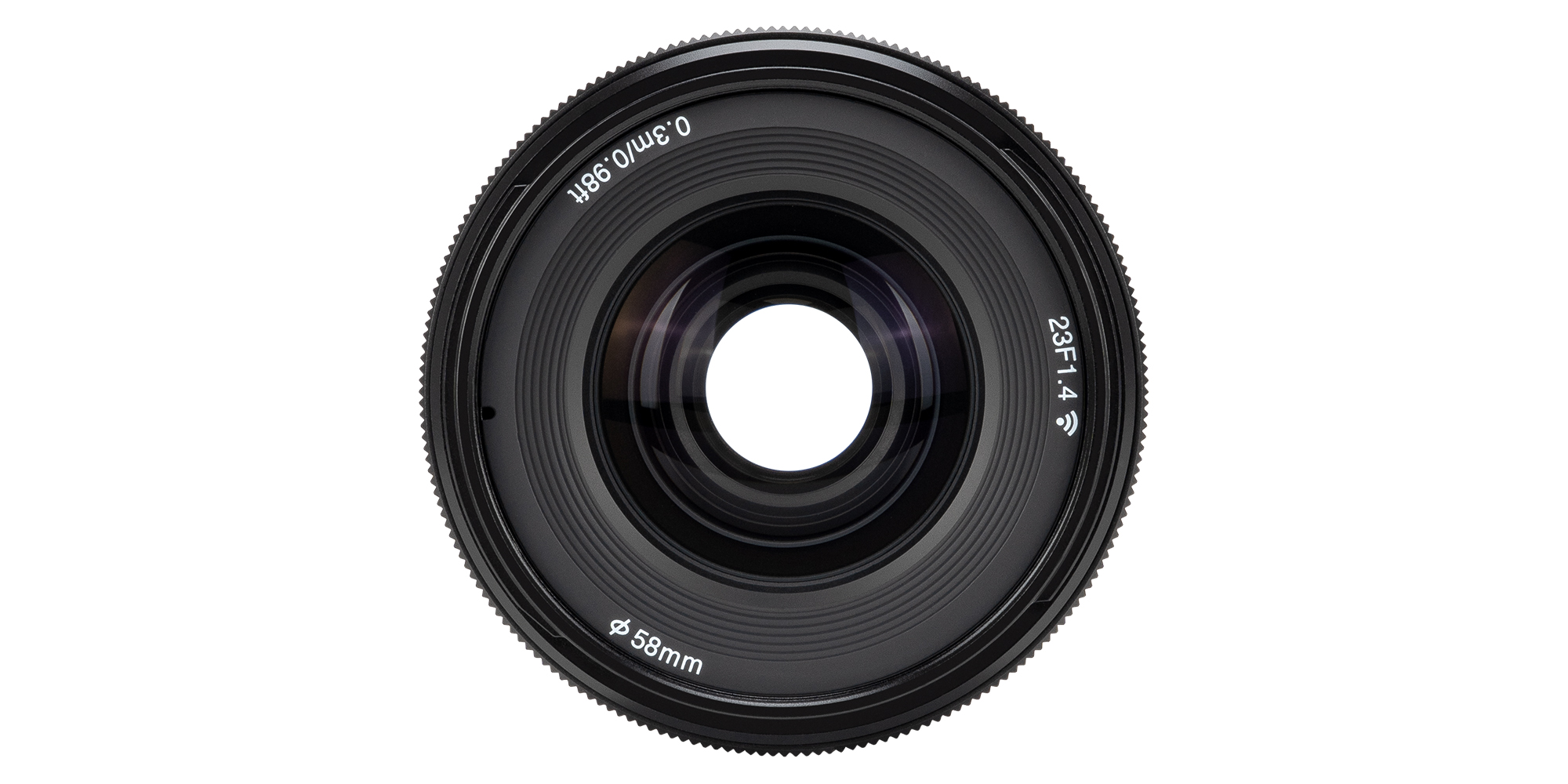 Przód obiektywu Yongnuo YN 23 mm f_1,4 Z DA DSM WL Pro do Nikon Z